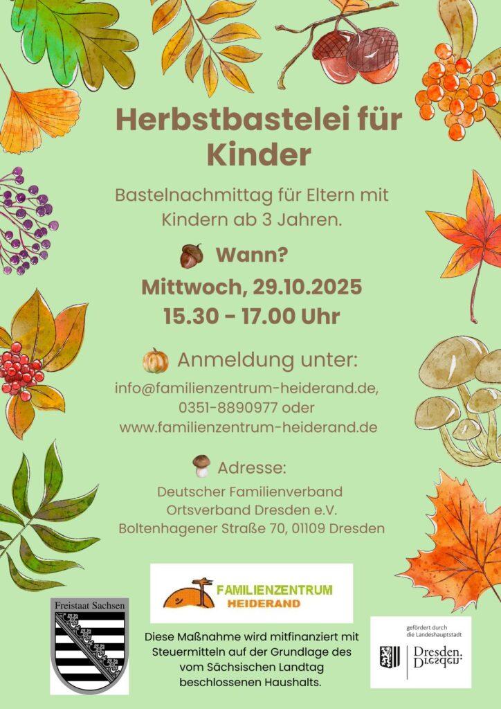 Herbstbasteln für Kinder